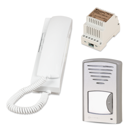 Preview: CLICK - einfache 2 Draht Türsprechanlage für das 1-Familienhaus