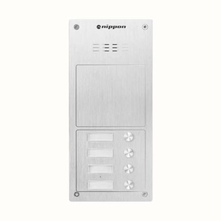Preview: Nippon Türstation mit 4 Klingeln für 4 Parteien (ohne RFID)