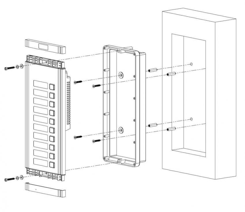 Terraneo Sprechanlage Schaltplan