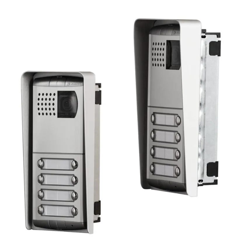 regenschutzdach türsprechanlage profilo mit 2 modulen