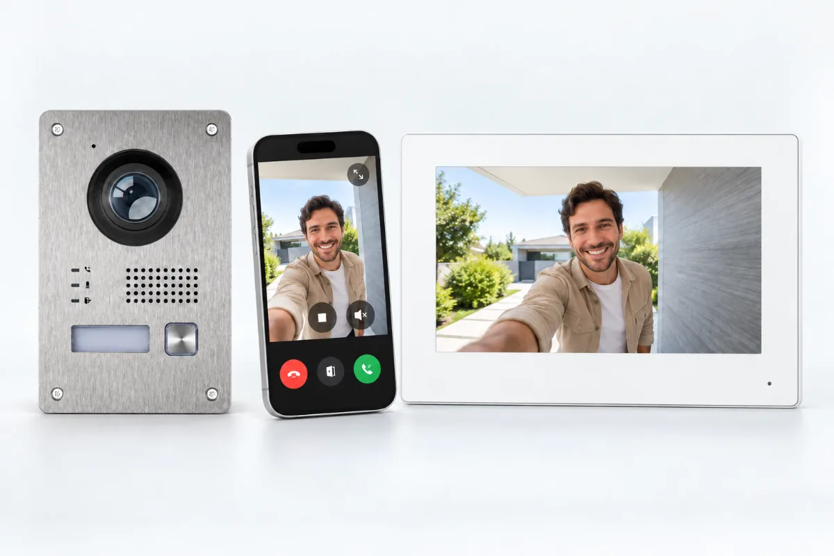 StarterLINE Videosprechanlage Set mit Hik-Connect App