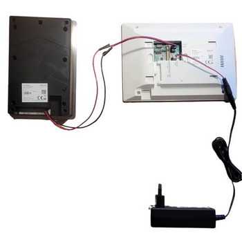 Einfacher Anschluss der StarterLINE Videosprechanlage mit 2-Draht